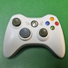 Oem Microsoft Xbox 360 Wireless Controller White No Cover W  Play Charge Cable