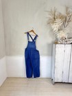 40 Waist Timeworn Vintage Overalls Pants Trousers French Blue Denim 1950s - 197
