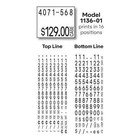 Avery Dennison Monarch 1136 2-line Price Label Gun  1136-01 