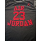 Jordan Basketball Jersey Kids Youth Xl Black Red Air 23 Mesh Sleeveless Top