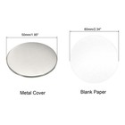 1 95  Blank Button Making  10pcs Round Badge Parts For Button Maker Machine