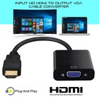 200 X 1080p Hdmi Male To Vga Female Video Cable Converter Adapter For Pc Monitor