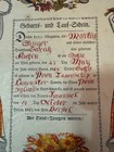 Antique Original Pa Dutch Fraktur From 1865 Free Shipping Estate Sale Find