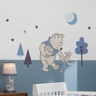 Disney Baby Forever Pooh Blue beige Bear Wall Decals By Lambs   Ivy