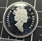 1997 Proof Canada  925 Sterling Silver Quarter Coin