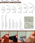 Heavy Duty Sewing Kit  48pcs Needle And Thread Kit With Upholstery Thread Needle