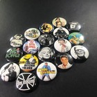 Rockabilly 1  Button Pin Set 50 s Nostalgia Pin Up Rat Fink Elvis Betty Page