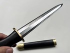 Handmade Folded Steel Short Sword Sharp Outdoor Hunting Dagger Knife -y1295