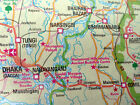 New 2006 map Of India  Northeast--bangladesh  Nelles details Of Calcutta  Dacca