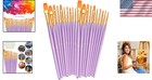 Bosobo 20-count Factory-sealed Paint Brushes - Perfect For Beginners   Hobbyists