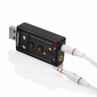Usb 2 0 External 7 1 Channel 3d Virtual Audio Sound Card Mic Adapter Laptop Pc