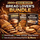2800  Bread Recipes Bundle Digital Download   Sourdough Keto Artisan Bread Machi