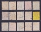 Great Britain Scott 127 145 Used Edward Vii 15 Stamps To 1 - Scv  398