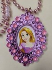 Disney Princess Rapunzel Tangled Necklace With Amulet Plastic Party Novelties