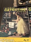 Lot Of Four  Vintage 1950s Official Detective Stories True Crime Magazine