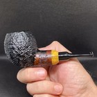 Dagner Pipes Custom Design Black El Dagner 9mm Tobacco Pipe Briar New Unsmoked