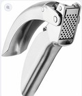 Epicurean Garlic Press  Stainless Steel  6 5 X 1 X 1 5 Inches  Silver