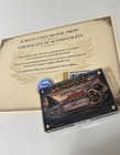 Jaws Screen-used Shark Tooth Movie Prop Display Coa Universal Steven Spielberg
