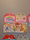 1996 Olympics Barbie 1998 Hot Wheels Mcdonalds Happy Meal Box Complete Lot Of 4 