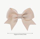Assorted Neutral Hair Bow Clips Grosgrain Ribbon Baby Toddler Hair Barrette Set