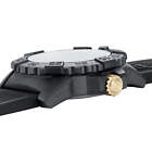 Luminox Men s Watch Navy Seal Quartz Black Steel Case Rubber Strap 3508 gold