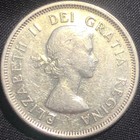 1960 Canada 25 Cents Silver Coin - Vf  very Fine  Condition