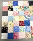 112 Precut 2    Cotton Fabric Squares - Multicolor Floral Patterns Quilting   Craf