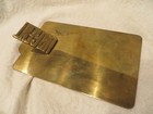 Vintage Brass Urgent Clipboard