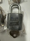 10 Vtg Lock Padlock W  Keys Mix Lot Slaymaker Craftsman Elgin Victory