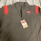 Nwt Men   s Nike Tampa Bay Buccaneers 1 4 Zip Pullover Large Grey Ss Coach Jacket