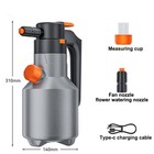 2l Electric Foam Sprayer Cans Bottles Cordless For Home Garden Car Wash Cleaning
