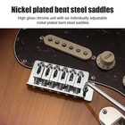 Chrome Tremolo Bridge Set For Fender Stratocaster  squier  strat Style Guitar Us