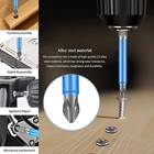 14 7 Magnetic Screwdriver Bit Bits Set Ph2 Anti-slip Hex Shank Screw Cross Head