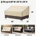 2-3 Seater Outdoor Sofa Cover Waterproof 60 80 88  Patio Couch Cover