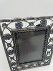 Picture Frames Lot Of 3 Small Ornate Vintage Jewels Enamel Read