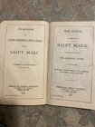 Wwii 1918 St  Mark In French And English Bible   Army And Navy Edition