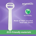96 Count Disposable Tongue Scrapers - Hygienic Curved Design For Fresh Breath  T