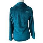 The North Face Women   s Osito Teal Blue Full Zip Fuzzy Fleece Jacket Size Small