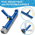 Pool Brush With Rotatable Handle 17 5  Pool Brush Head For Inground Pools  Above