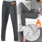 New Womens Winter Warm Sherpa Fleece Lined Leggings Thick Cashmere Thermal Pants