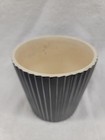4 1 8  Medium Ribbed Planter  rare  By Royal Copley  Royal Windsor