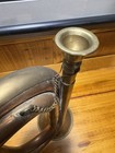 Excellent Condition Vintage Military Brass And Copper Bugle Horn 26x17cm