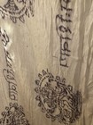 White Purple Pooja Prayer Shawl 72    X33   