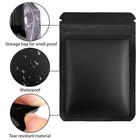 100-1000 Black Aluminium Mylar Bags Foil Stand Up Pouch Heat Sealer Food Storage