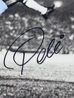 Pele Signed 16x20 Bicycle Kick Color Splash Photo Framed Auto Pele Holo Coa