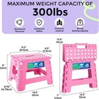 Dyforce Kids Step Stool 9 Inch  300lbs Folding Step Stool For Toddler   Step    