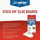Stick-em 198-12 Mouse   Insect Glue Trap 12 Glue Traps White