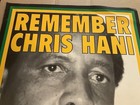 Vintage Original Anc Campaign Poster South Africa Chris Hain Anti Apartheid