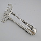 Rare Sterling Silver Gorham Buttercup 1899 Individual Asparagus Tongs   295 Each