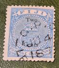 Fiji Surcharge Stamps 1872   used   sg13 14   15